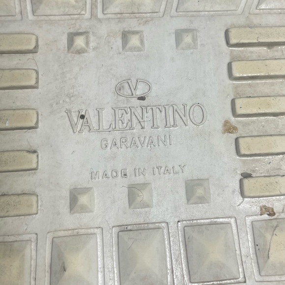 VALENTINO GARAVANI Mens rockstud low cut open laceless leather Snearkers - Picture 15 of 15